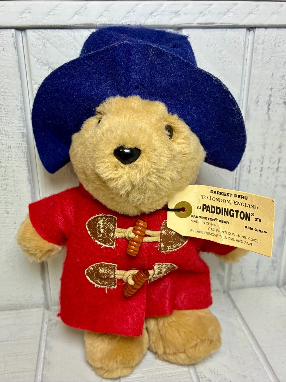 Paddington Bear Plush Gift For Kids Sears 2009 10” Collectible Teddy Bear Toy